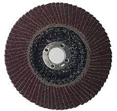 Round Aluminium Oxide Abrasive Flap Disc 4″ Grid 60, For Polishing, Size: 100 mm X 16 mm