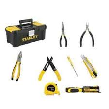 Stanley 12.5″ Toolbox metal latch Stanley Electrician Tool Kit, Model Name/Number: Electrician-kit