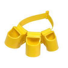 Tripod Plastic Cup And Strap Garden Tool Yellow