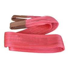 Safeplus RED Polyester Lifting Belt 5 Ton 5 Meter Double Palm
