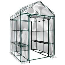 Home-Complete Walk-In Greenhouse- Indoor Outdoor With 8 Sturdy Shelves-Grow Plants, Seedlings, Herbs, Or Flowers In Any Season-Gardening Rack HC-4202