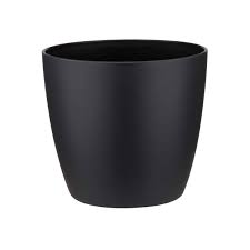 Brussels Round – Living Black Pot – 22 cm