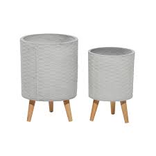 Ceramic Pot – White – Large