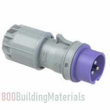 PCE Extra Low Voltage Straight Plug 16A 3P 24V IP44 (Purple) 063v