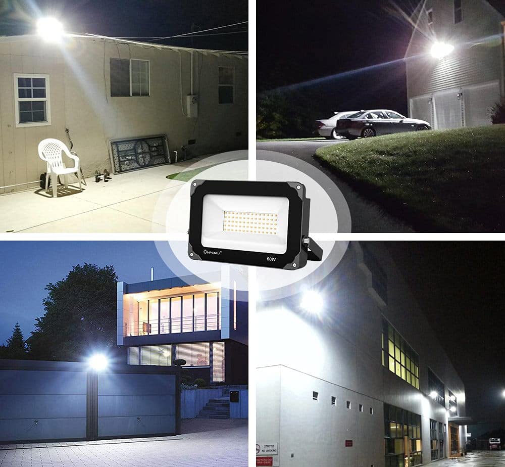 Frater Eco LED Flood Light IP66 Waterproof 50W 40000K White Color for Garden Yard Warehouse