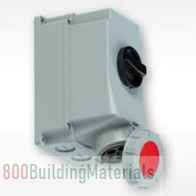 PCE SWITCHED INTERLOCKED SOCKET 63A 5p 6h IP67 75352-6