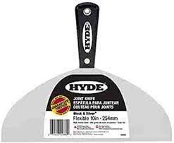 Hyde Tools 10-Inch Hammer Head Flex Joint Knife Black and Silver
