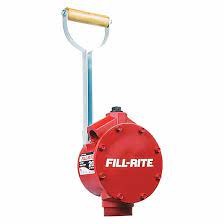 Fill-Rite Fuel Transfer Piston Hand Pump With Hose and Nozzle Spout, FR152, 1 Inch, 20 GPM