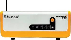 Su-Mak Solar Solar Inverter, 1600VA-24V, Brainy Eco, White and Yellow