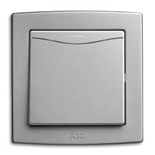 ABB DP Switch With LED and ‘Water Heater’ Mark, AC171WH-82, Concept BS, 1 Gang, 1 Way, 250V, 20A, Ivory White
