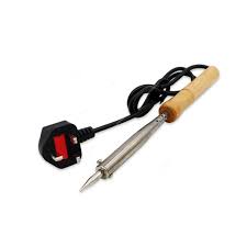 Bend Type Electric Soldering Iron With Wood Handle, MC612-SOL60W, 60W