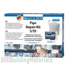 Weicon Pipe Repair Kit, 10710002, 4 Pcs/Kit