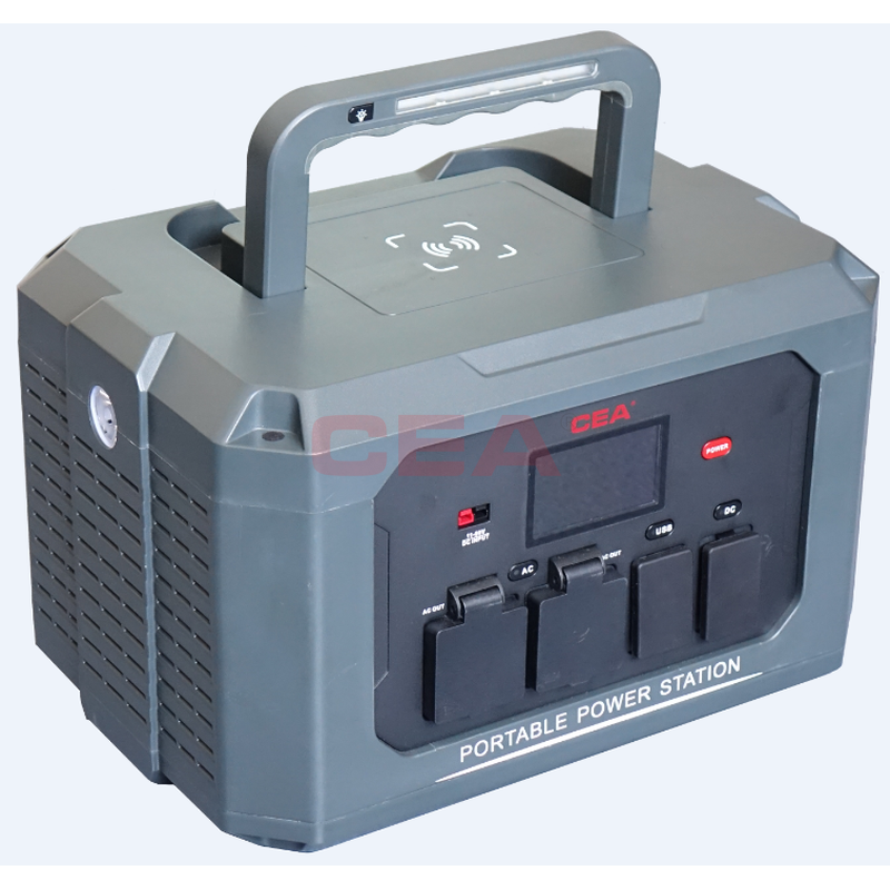 CEA Portable Power Station,1500W,1440WH Pure Sine Wave Inverter,LiFePO4 Battery Power Station EA1500-1440WH-1BK