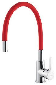 Single Lever Red Sink Mixer / Tap with Swivel Spout A9890N