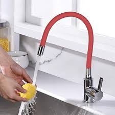 Single Lever Red Sink Mixer / Tap with Swivel Spout A9890N