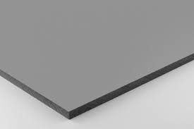 Grey HPL Cubicle Partition Board AC501-LG-13-66 12.5mm Gray HPL Sheet, 6x6ft