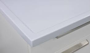 Blossom White Solid Surface 76x367cm 12mm