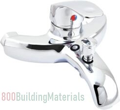 CAVIL Shower mixer Bath Mixer Set With Shower Head, Pipe and Wall Holder