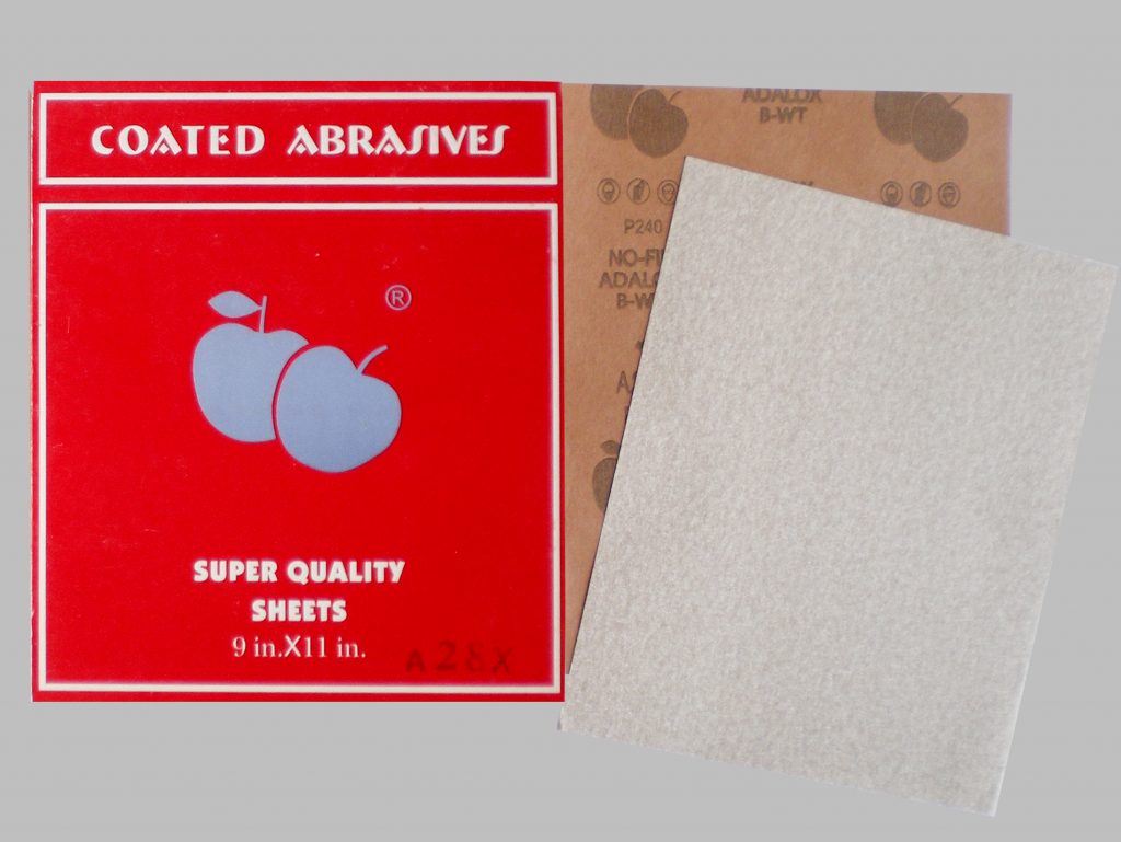 Apple Whiteline sandpaper coated abrasives paper
