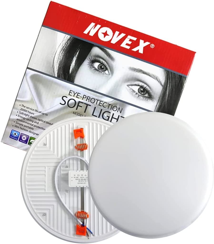 Novex 32w Led Panel Light Frameless, Eye Protection Soft light, Round Panel Light, Slim Design, White, With Driver