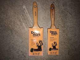 DecoMart 1 1/2″ Paint Brush Treated Wood Handle, Paint Brushes For Wall, Trim Paint Brush, Premium Paintbrush, House Paint Brushes, Stain Brush