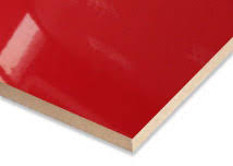 Red Laminated MDF Board