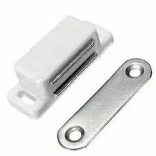 Small Magnetic Catcher Cabinet Wardrobe Door 45mm Length Shell Screw Fixed Magnetic Catch Latch