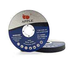 Apple Abrasives Cut-Off Wheels, 4.5 inch 1mm Metal&Stainless Steel Cutting Wheel, Thin Metal Cutting Disc for Angle Grinder