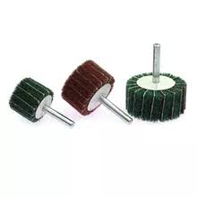 Apple Coarse Mounted Combi Interleaf Non-woven Flap Brush Wheel OD 50mm 40mm 30mm Optional for Drill Power Tools : 50mm