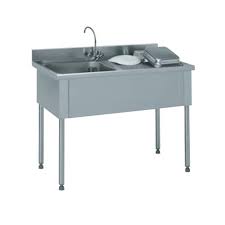 Stainless steel kitchen sink cabinet