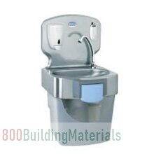 One-piece washbasin with electronic control