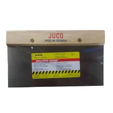 JUCO wooden handle side scraper putty knife 10″