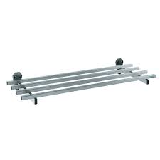 Stainless steel Wall shelves with racks 390 x 800mm