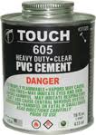 TOUCH 605 HEAVY DUTY CLEAR PVC CEMENT-1000ML