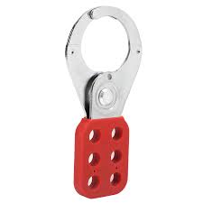 LockD Lockout Hasp, SH01, Nylon and Steel, 25MM, Red