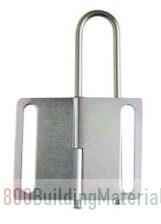 Lockout Hasp With Long Shackle, HSP-SBL, Steel, 168 x 60MM, Silver