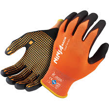 Ninja Multipurpose Gloves, NMXMDOO-HV, Maxim Cool, Nylon, M, Black/Orange