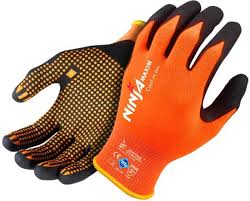 Ninja Multipurpose Gloves, NMXMDOO-HV, Maxim Cool, Nylon, M, Black/Orange