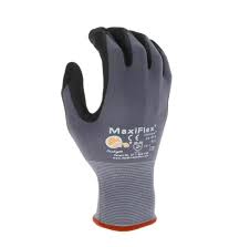 Scudo Micro-Foam Nitrile Coated Gloves, SC-4060, Maxitec, L, Black/Grey
