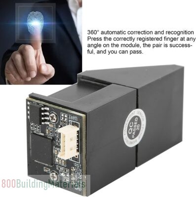 360° Recognition Biometric Fingerprint Scanner 1000 Users Data Press