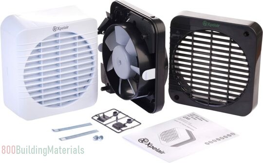 Xpelair GX6 Kitchen Window, Panel or Wall Extractor Fan