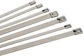 Edge Stainless Steel Cable Ties (100 Pieces,300mm x 8mm)