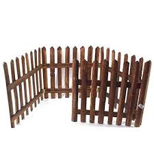 Miniature Dollhouse Fairy Garden Fence Decorative Picket Fence for DIY Diorama Crafts Project,40 Inches Long x 2 Pack (2 Pack of Brown)