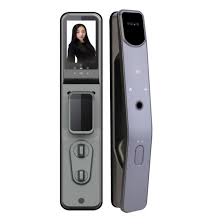 Mortise Smart Door Biometric Fingerprint Wifi Door look with Camera