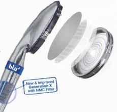 Blu Ionic Shower Filter Removes Chlorine & Harmful Pollutants