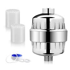 15 Stage Shower Filter For Hard Water With 2 Replaceable Catridges