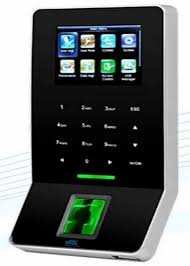 ZK TECHO Access Control With Biometric Systems Black 2.4inch