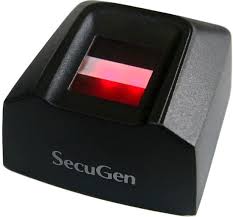 SecuGen Hamster Pro 20 Biometric Finger Print Scanner (Black) Without RD Service