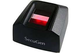 SecuGen Hamster Pro 20 Biometric Finger Print Scanner (Black) Without RD Service
