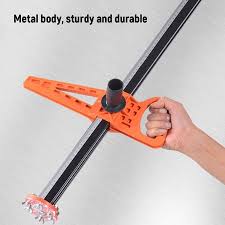 Irovami Gypsum Board Cutter Manual Precision Cutting Tool Portable for Drywall Hand Push with Double Handle and 4 Bearings 20-600mm Cutting Range